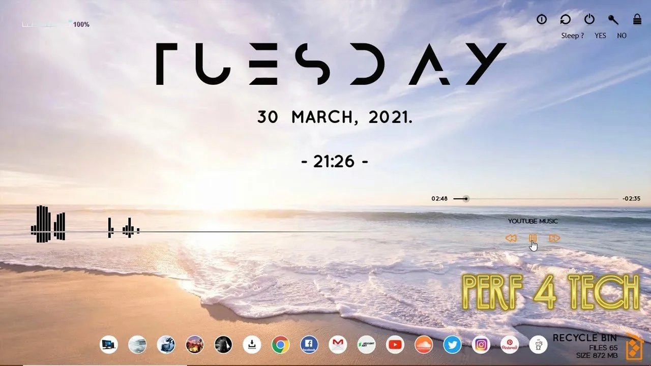 rainmeter skins windows 10