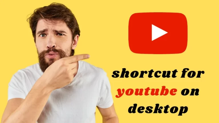shortcut for youtube on desktop