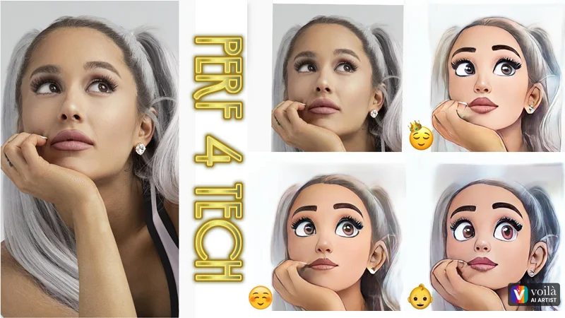 3D cartoon photo effect