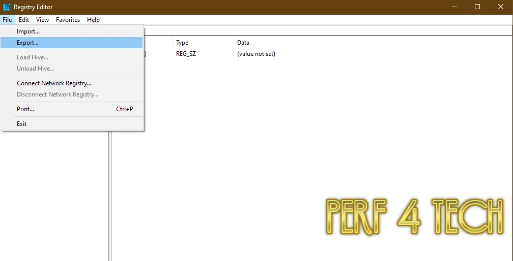 backup all registers 