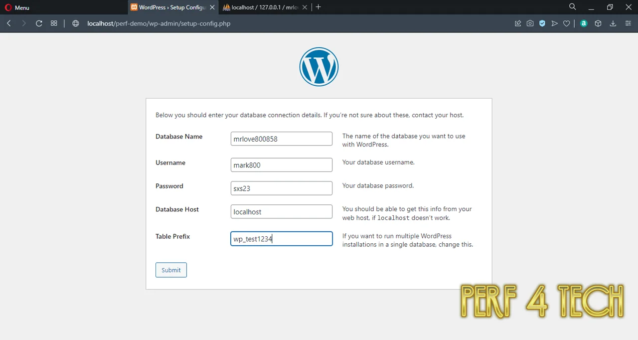 Connecting WordPress to our database
