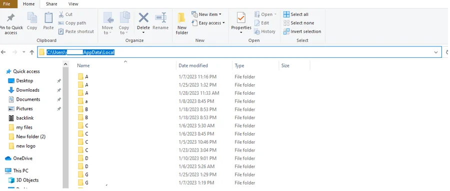 local file 