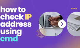 how to check ip address using cmd
