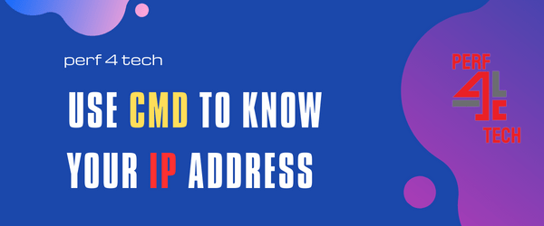 how to check IP address using cmd