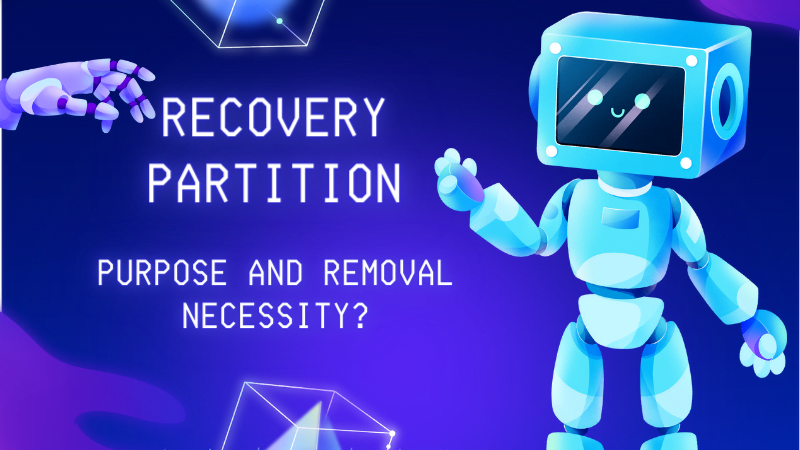 Recovery partition: purpose and removal necessity