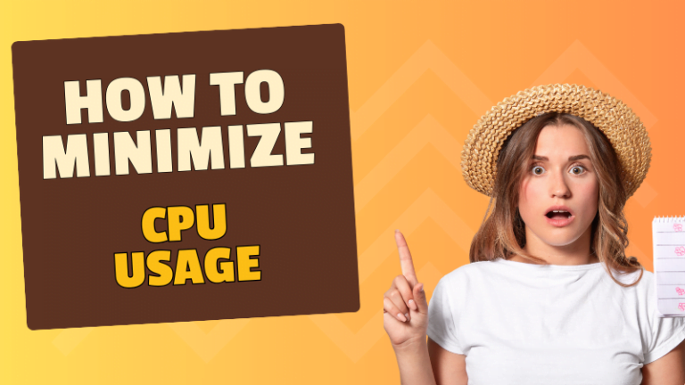 how to minimize CPU usage