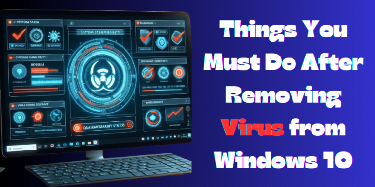 Removing Virus from Windows 10